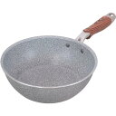 和平フレイズ 軽量 深型フライパン 炒め鍋 21cm IH対応 ガス PFOAフリー ふっ素樹脂加工 ライトストーン RB-2897 送料無料