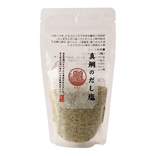 三角屋水産 [千寿] 出汁 国産 真鯛使用 真鯛のだし塩 160g 　送料無料