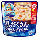 クレアおばさんの具だくさんクリームチャウダー 180g×5個 江崎グリコ (常温保存/非常食/備蓄/ローリングストック/レトルト/レン 送料無料