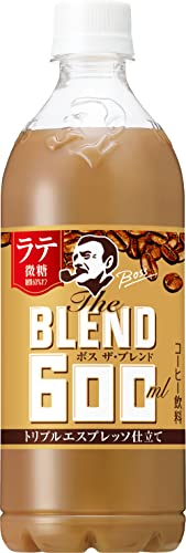 サントリー ボス The BLEND ラテ微糖 コーヒー 600ml×24本 　送料無料