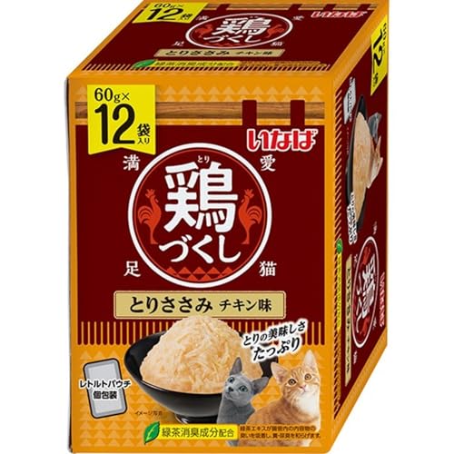 いなば 鶏づくし チキン味 60g×12袋 チキン 猫 　送料無料
