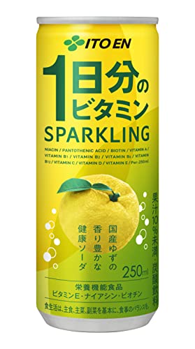 伊藤園 1日分のビタミン スパークリング (缶)250ml ×30本 　送料無料