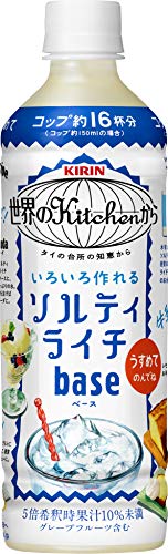 楽天Larutanキリン 世界のKitchenから ソルティライチベース 500ml PET ×24本 　送料無料