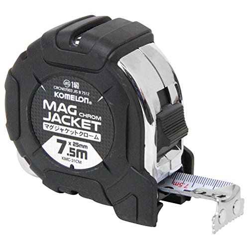 コメロン コンベックス マグジャケット クローム25 テープ幅25mm 7.5m KMC-31CM 　送料無料