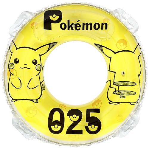 イガラシ ポケモン90cmウキワイエロー(ロープ付き) 膨らんだ状態の浮輪の内周が約110~115cm AHD-90F 送料無料