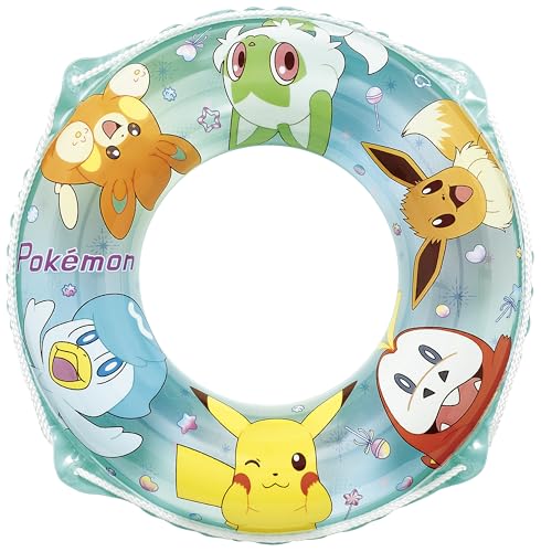 イガラシ ポケモン60cmウキワミントグリーン（ロープ付き）膨らんだうきわの内周は約85～90cm AHD-60C 送料無料