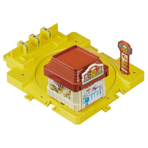 タカラトミー(TAKARA TOMY) プラレール J-12 アクションタウン ぐるぐるドライブスルー 電車 列車 おもちゃ 3歳以上 　送料無料