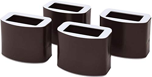 [山善] コタツ継ぎ脚 アジャスター付き 脚のびたくん 平脚用(こたつ・テーブル継脚) ブラウン H-145AJ 　送料無料