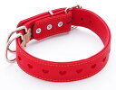 ペティオ (Petio) ハーティ平首輪 レッド 短毛・大型犬用 36mm 送料無料(4)