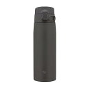 【シームレスせん】象印マホービン 水筒 600ml 大容量 ワンタッチマグ お手入れカンタン スポーツドリンクOK ソフトブラック S 送料無料