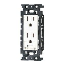 東芝ライテック E'S 絶縁アースターミナル付接地ダブルコンセント ニューホワイト NDG2187EN WW 送料無料