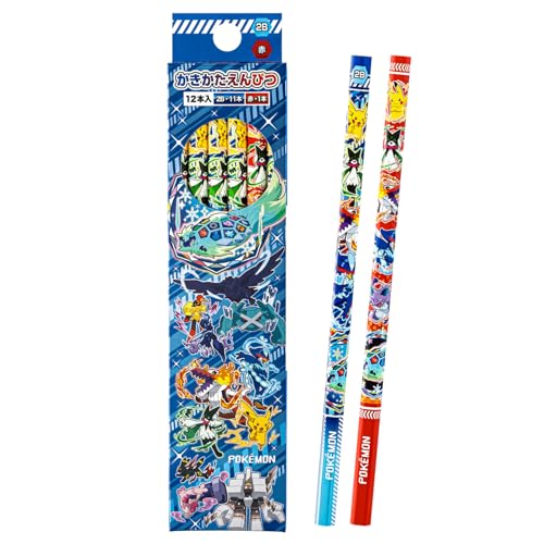 ショウワノート ポケットモンスター 鉛筆 かきかたえんぴつ 2B 2B鉛筆11本 + 赤鉛筆1本 六角軸 669729002 送料無料