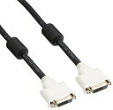 BUFFALO ディスプレイ延長ケーブル DVI-Dオス:DVI-Dメス コア付 2.0m BSDCDED20 送料無料