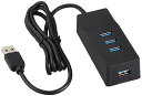BUFFALO USB3.0 上挿し4ポート セルフパワーハブ TV背面取り付けキット付き BSH4A110U3VBK 送料無料