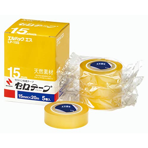 ニチバン セロテープ 小巻 エルパックエス 5巻入 15mm×20m LP-15S 送料無料