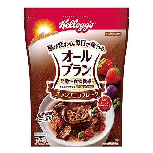 ケロッグ オールブラン ブランチョコフレーク 390g ×6袋 機能性表示食品 　送料無料