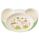 スケーター 子ども用プレート すくいやすい 子供食器 ベビー ランチ皿 ディノサウルス 22.7×15.7×H3.6cm WP7 送料無料