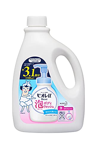 【大容量】 ビオレu 泡で出てくる ボディウォッシュ つめかえ用 1500ml 泡タイプ 全身洗浄料 　送料無料