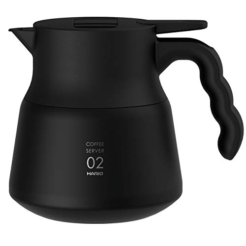 HARIO(ハリオ)　V60 保温ステンレスサーバー PLUS 600　保存可能容量600ml　ブラック　VHSN-60-B 　送料無料