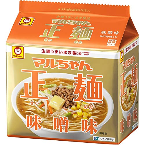 マルちゃん正麺 味噌味 5食×6個 　送料無料 1