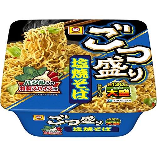 マルちゃん ごつ盛り 塩焼そば 156g×12個 　送料無料