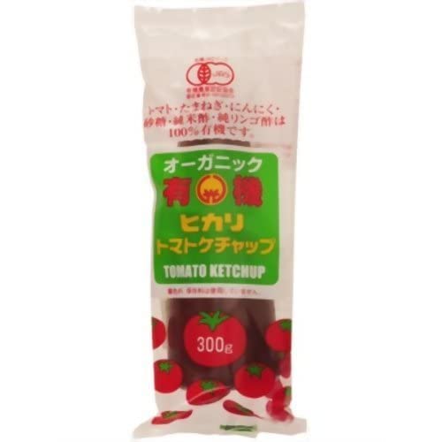 ムソー　ヒカリ　有機トマトケチャップ・チューブ　300g　x2個セット 　送料無料