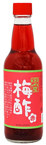 無双本舗 国内産・梅酢・赤 360ml 　送料無料