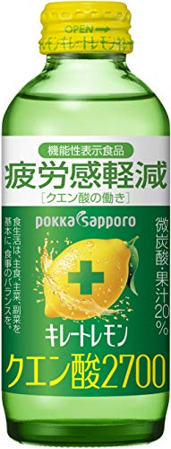 ポッカサッポロ キレートレモンクエン酸2700 155ml ×24本 　送料無料