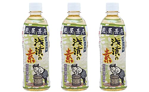 マルアイ食品 麹屋甚平 浅漬の素 500ml×3個 JANコード:4580153372026 　送料無料