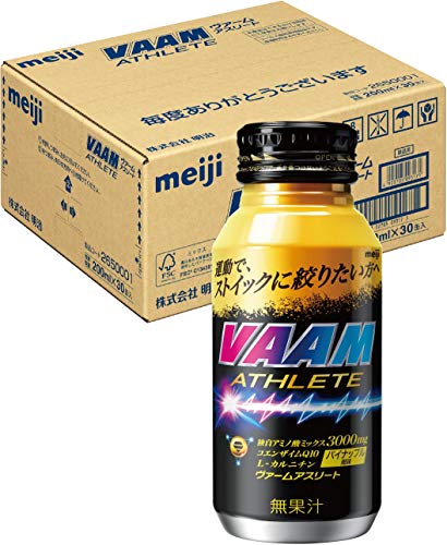 VAAM(ヴァーム) アスリート パイナップル風味 200ml×30本【ケース】 明治 　送料無料