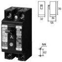 パナソニック(Panasonic) 小形漏電ブレーカ 2P1E O.C付 15A 15mA BJS1521N 送料無料
