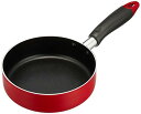 パール金属 ミニ フライパン 16cm IH対応 フッ素加工 コンパクト HB-2180レッド 送料無料