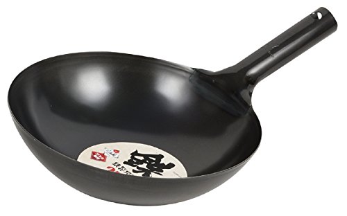 パール金属 中華鍋 ブラック 27cm 鉄製 北京鍋 HB-4214 　送料無料