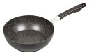 パール金属 フライパン ブラック 24cm IH対応深型 メガマーブル HB-4370 送料無料
