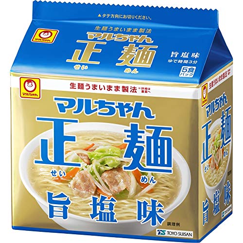 マルちゃん正麺 旨塩味 5食×6個 　送料無料