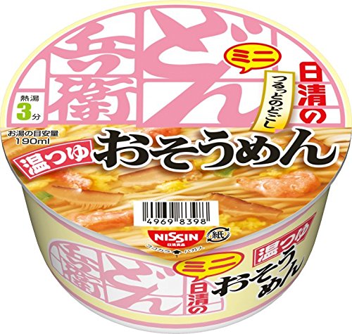 日清食品 日清のどん兵衛 温つゆおそうめんミニ カップ麺 35g×12個 　送料無料