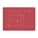 PLUS(プラス) プラス カッターマット 両面 A4 230×320mm レッド 48-572 送料無料