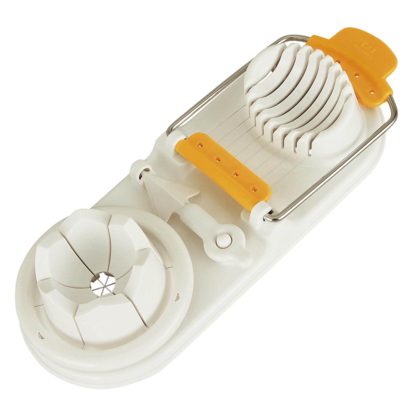 貝印 KAI 三徳 たまご切り ゆでたまご スライサー 輪切り 花形切り 6等分 食洗機対応 KAI KITCHEN 日本製 DH82 送料無料