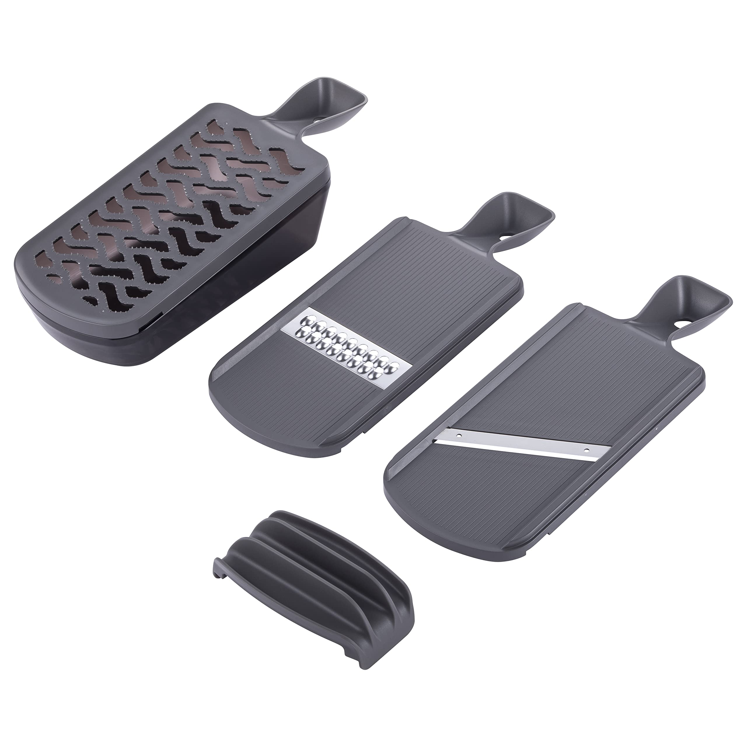 貝印(Kai Corporation) KAI 使いやすさに こだわった 受け皿 付 コンパクト調理器 セット 指ガード スライサー 送料無料