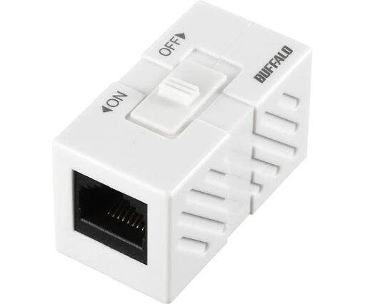 バッファロー RJ45スイッチ付き中継コネクター BLARJ45TSWH 送料無料 バッファロー RJ45スイッチ付き中継コネクター BLARJ45TSWH 送料無料