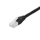 バッファロー BUFFALO ツメの折れないLANケーブル カテゴリ6a ストレート ノーマルタイプ ブラック BSLS6ANU100 送料無料