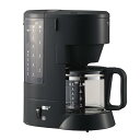 象印 コーヒーメーカー 珈琲通 6杯用 ダブル加熱 高温抽出 2段階濃度調節 浄水フィルター 外せる水タンク ブラック EC-MA60 送料無料