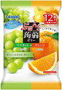 オリヒロプランデュ ぷるんと蒟蒻ゼリーパウチ マスカット+オレンジ 20gx12個×6袋 送料無料