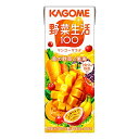 カゴメ 野菜生活100 マンゴーサラダ 200ml×24本 送料無料