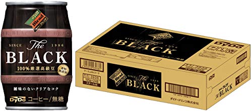 ダイドーブレンドTHE BLACK 185g×24本 　送料無料