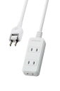 エレコム 電源タップ ほこり防止シャッタータップ 3個口 3m ホワイト T-TST02-22330WH 送料無料