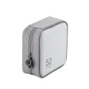 エレコム DVD CDケース セミハード ファスナー付 52枚収納 ホワイト CCD-H52WH 送料無料