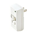 エレコム 電源タップ トリプルタップ 雷ガード 一括スッチ 2個口 ホワイト T-KTR03WH 送料無料