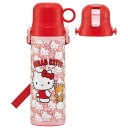 スケーター(Skater) 子供用 2way ステンレス 水筒 直飲み 580ml コップ飲み 570ml ハローキティ うしろうしろ 送料無料(3)