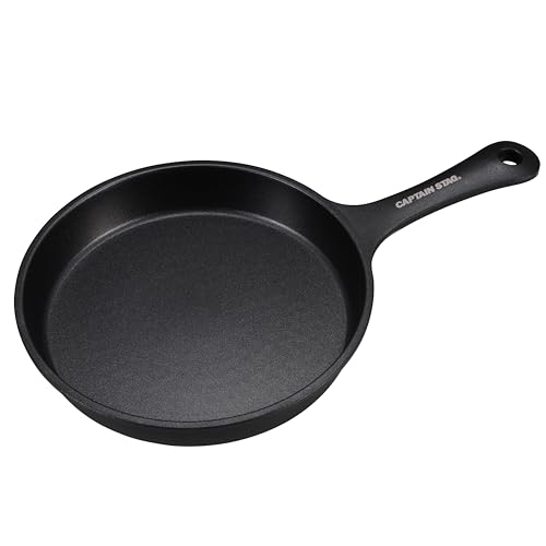 キャプテンスタッグ(CAPTAIN STAG) キッチン用品 フライパン アルミ スキレット 18cm IH対応 ふっ素樹脂加工 シー 　送料無料